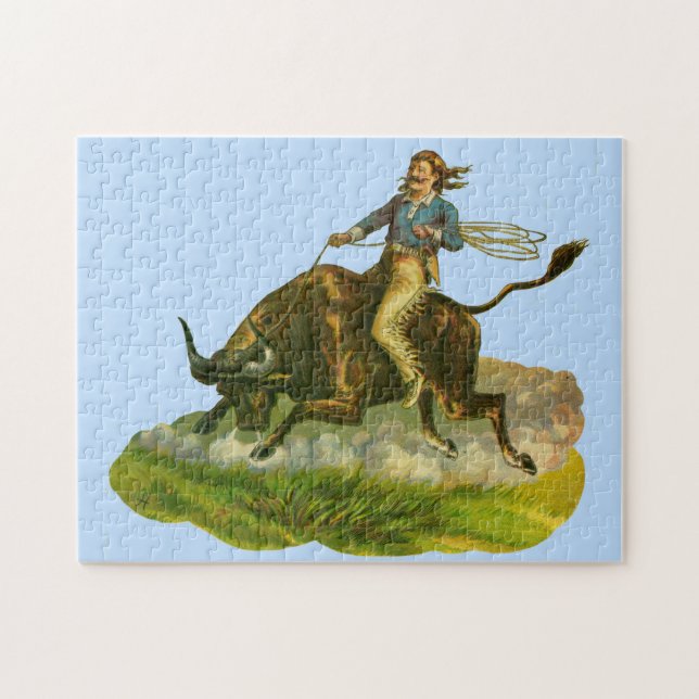 Victorian cowboytjur pussel (Horisontell)