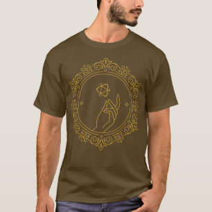 Victorian D20 Dice Tabletop RPG T Shirt