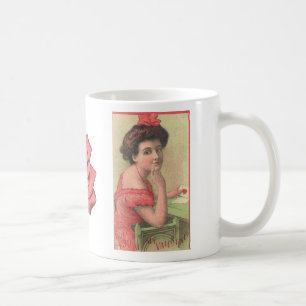 Victorian Dam blir min Valentine Mugg