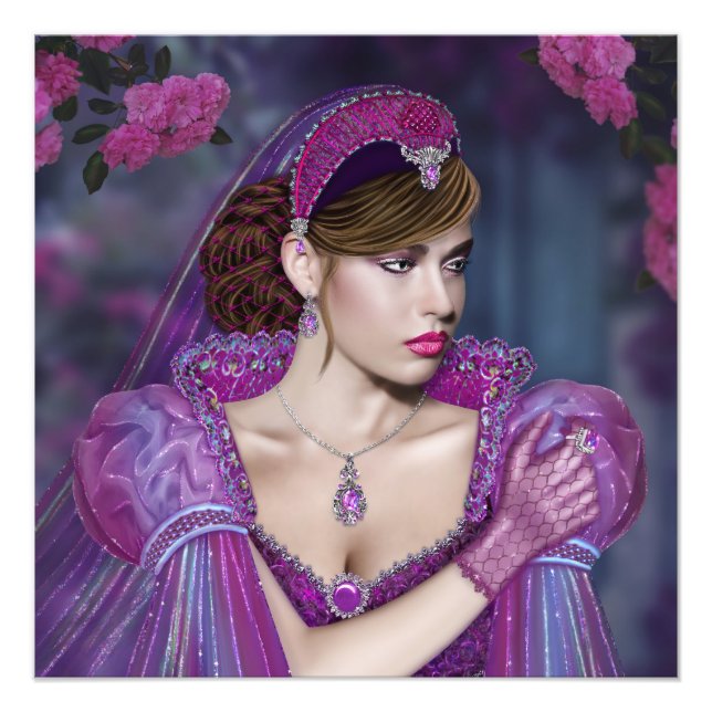 Victorian Dam Fototryck (Framsidan)