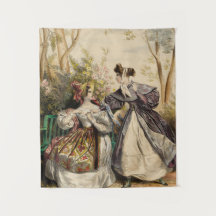Victorian Dam i Garden Conversation - Vintage