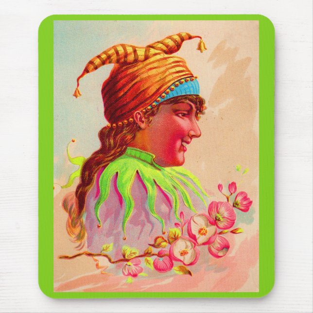 Victorian dam jester musmatta (Framsidan)