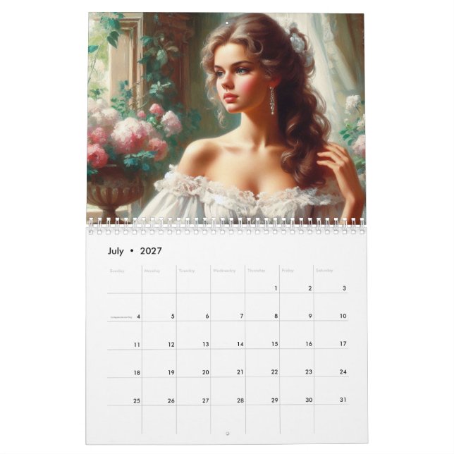 Victorian Dam Kalender (Jul 2027)