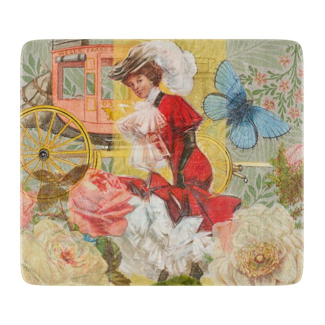 Victorian Dam Woman Roligt Carriage (Framsidan)