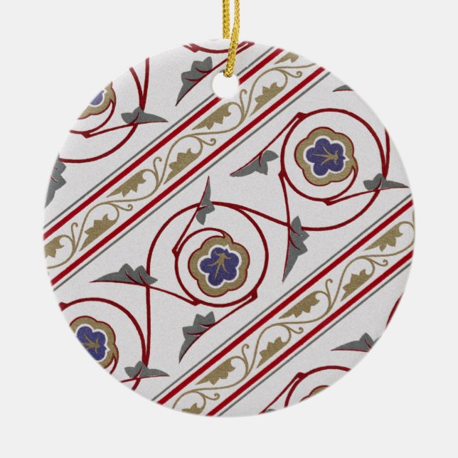 Victorian Design #7 vid VictoriaShaylee Julgransprydnad Keramik (Framsidan)