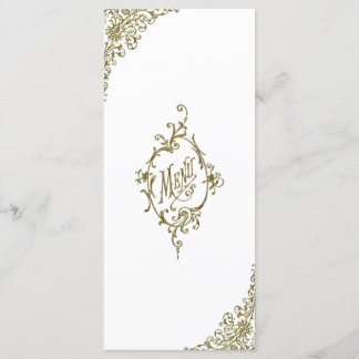 Victorian Design Menu Meny