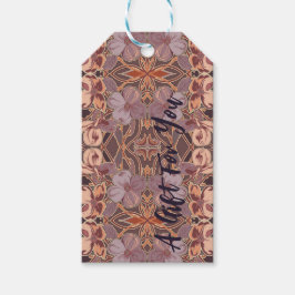 Victorian Dogwood Vintage Blommigt Presentetikett