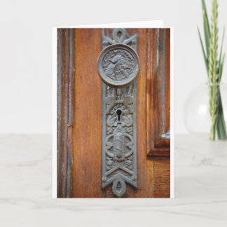 Victorian Doorknob och nyckelhål Kort