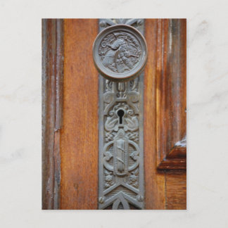 Victorian Doorknob och nyckelhål Vykort