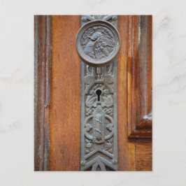 Victorian Doorknob och nyckelhål Vykort