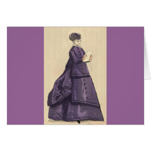 Victorian Dress Hälsningskort