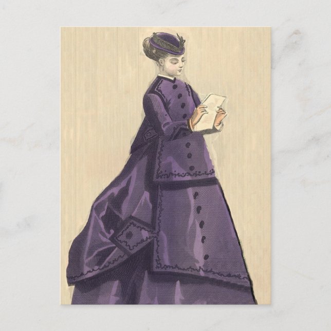 Victorian Dress Vykort (Framsida)