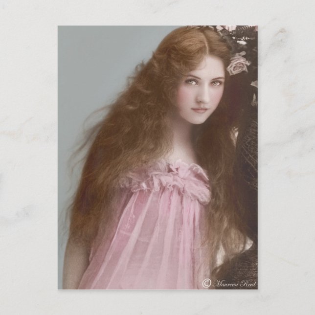 Victorian Edwardian Sepia Hand Tfärgat vykort 1 (Framsida)