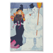 Victorian Elegance Möts Snögubbe