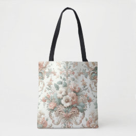 Victorian Elegance: Soft Pastel Mönster Tygkasse