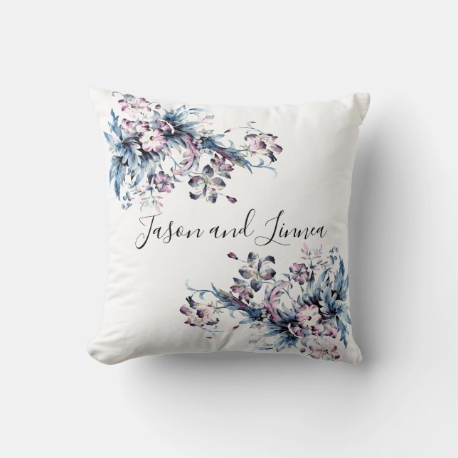 Victorian Elegant Flowers Romantic Beloved Kudde (Framsida)