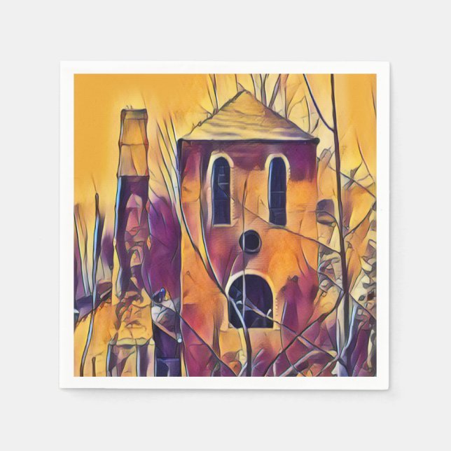 VICTORIAN ENGLAND BYGGNAD PAPPERSSERVETT (Framsidan)