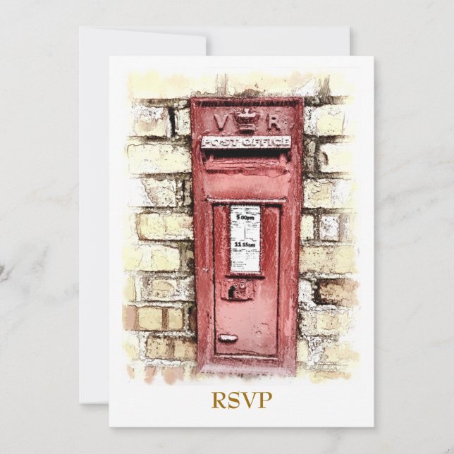 VICTORIAN ENGLAND-inbjudan (Framsida)