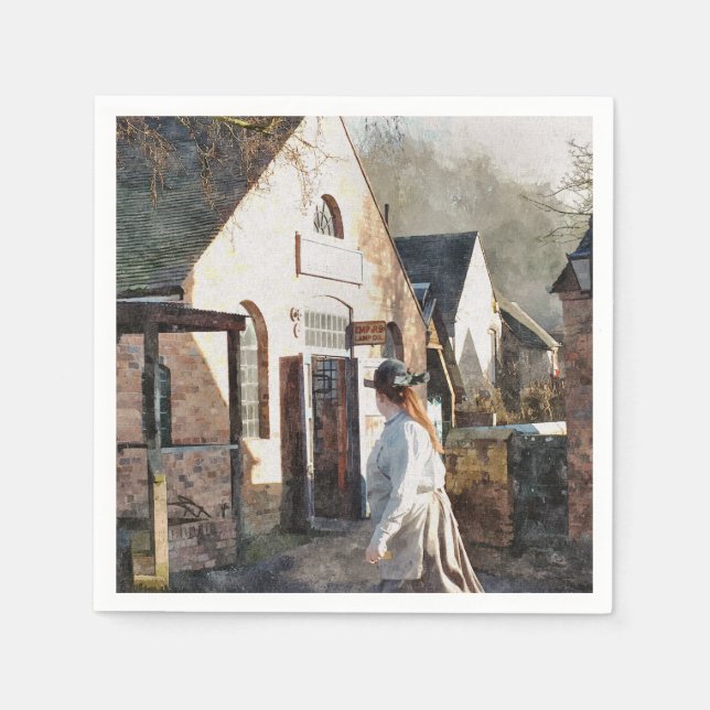 VICTORIAN ENGLAND PAPPERSSERVETT (Framsidan)