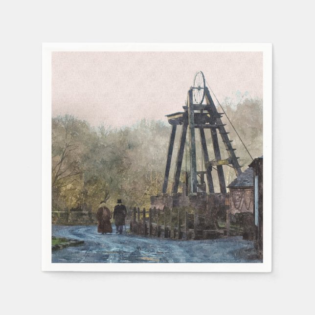 VICTORIAN ENGLAND PAPPERSSERVETT (Framsidan)