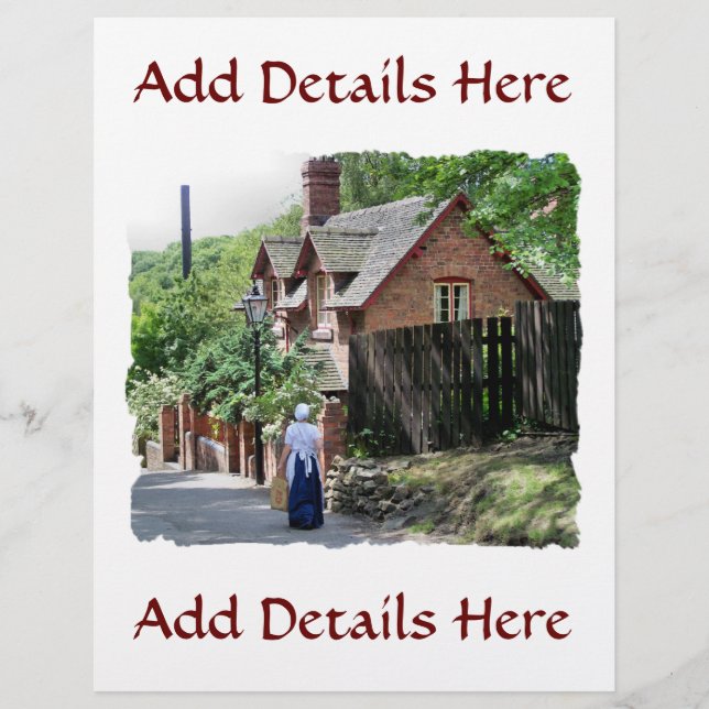 VICTORIAN ENGLAND REKLAMBLAD (Framsidan)