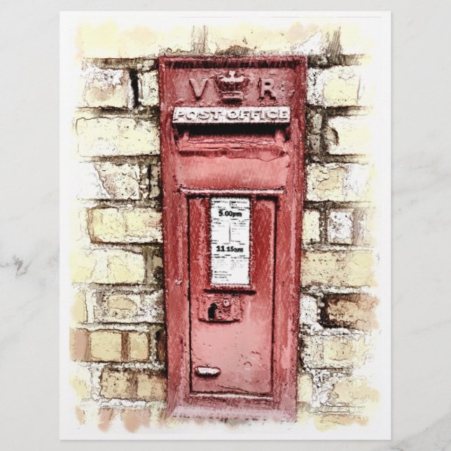 VICTORIAN ENGLAND REKLAMBLAD (Framsidan)