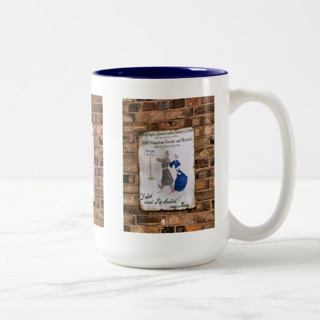 VICTORIAN ENGLAND Två-Tonad MUGG (Höger)