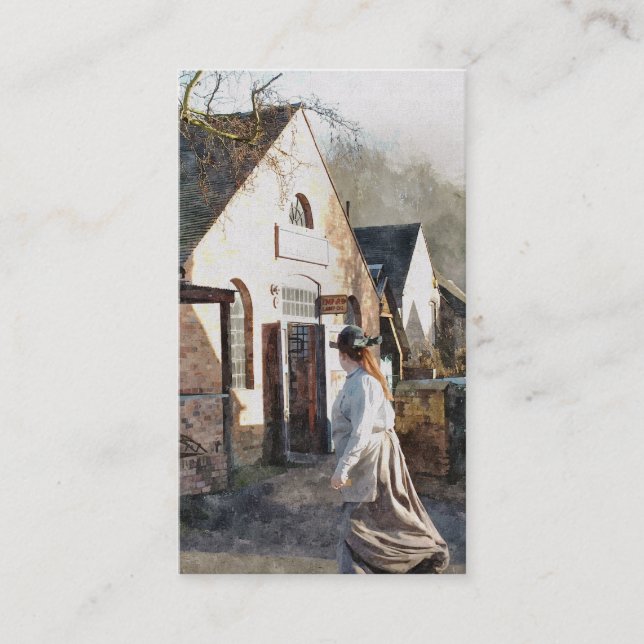 VICTORIAN ENGLAND VISITKORT (Framsida)