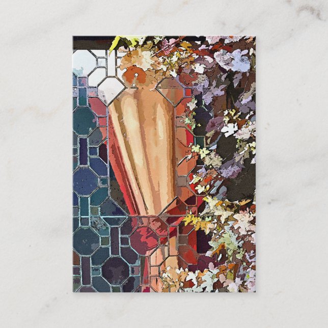 VICTORIAN ENGLAND VISITKORT (Framsida)