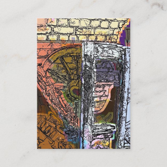 VICTORIAN ENGLAND VISITKORT (Framsida)