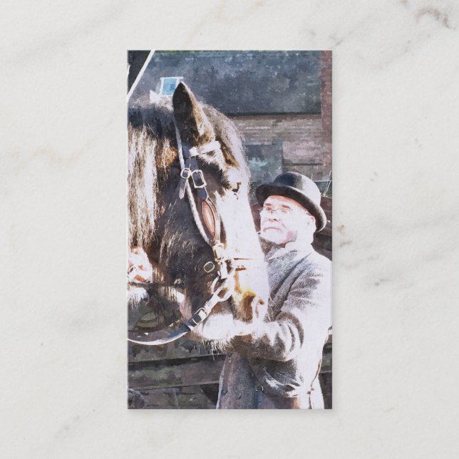 VICTORIAN ENGLAND VISITKORT (Framsida)