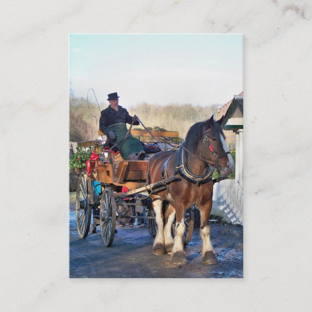 VICTORIAN ENGLAND VISITKORT (Framsida)