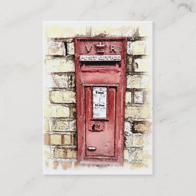 VICTORIAN ENGLAND VISITKORT (Framsida)