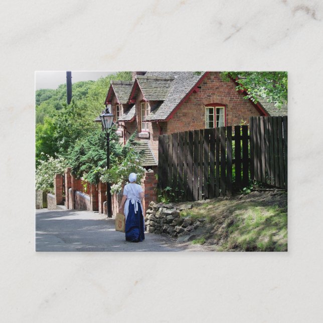 VICTORIAN ENGLAND VISITKORT (Framsida)