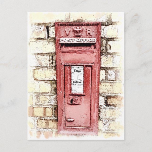 VICTORIAN ENGLAND VYKORT (Framsida)