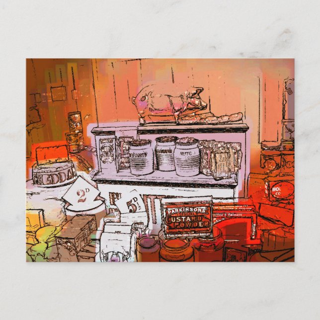 VICTORIAN ENGLAND VYKORT (Framsida)