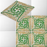 Victorian Era Art nouveau Fyra Lizards Mönster<br><div class="desc">Detta är en digitalt utökad mönster-design som härletts ur en antikt Victoriansk era art nouveau eller från en konstform och ett hantverk av stil-ödla som formgivits av Maurice Pillard Verneuil. Du kan anpassa bakgrunden till färg.</div>
