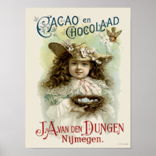 Victorian Era Chocolate Cocoa Poster