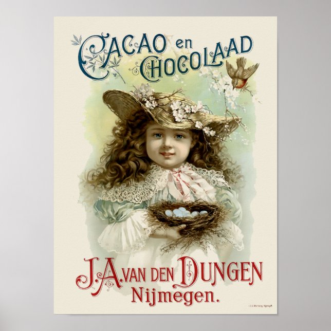Victorian Era Chocolate Cocoa Poster (Framsidan)