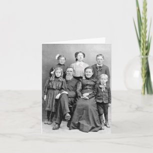 Victorian Era Dödsfoto Kort