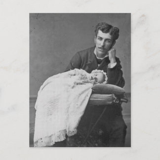 Victorian Era Dödsfoto Vykort