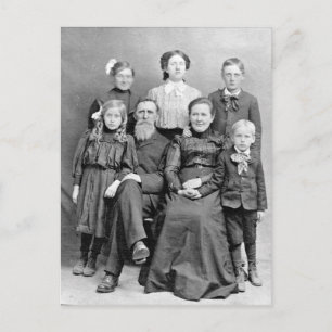 Victorian Era Dödsfoto Vykort