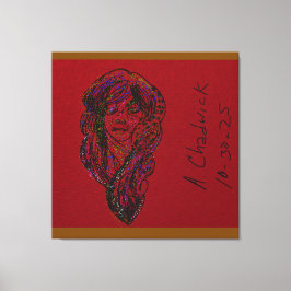 Victorian Era Dreamer Girl Canvastryck