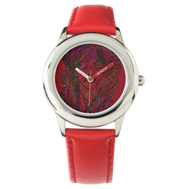 Victorian Era Dreamer Girl Kids Watch Armbandsur (Framsida)