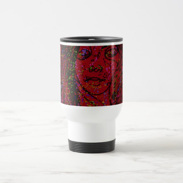 Victorian Era Dreamer Girl Travel Mug Resemugg (Center)
