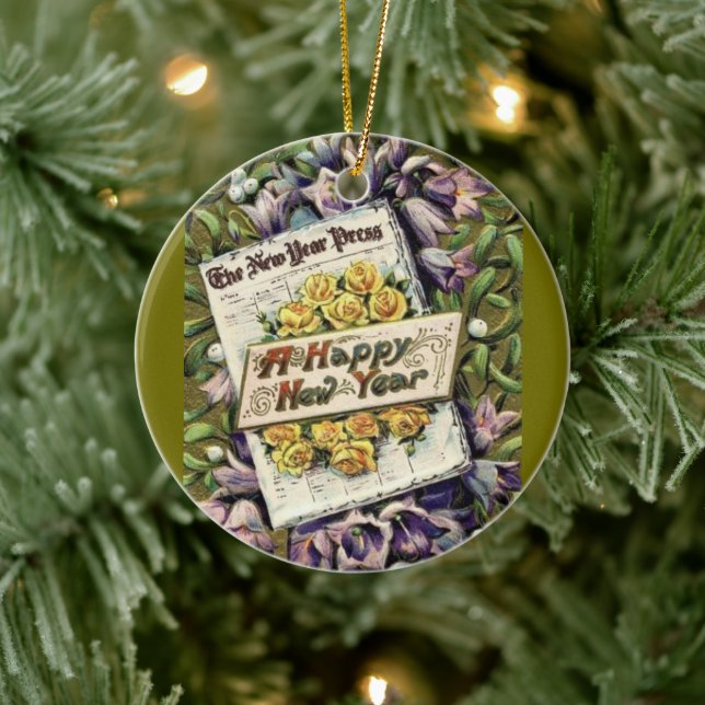 Victorian Era Gott nytt år Ornament Dekoration (Träd)