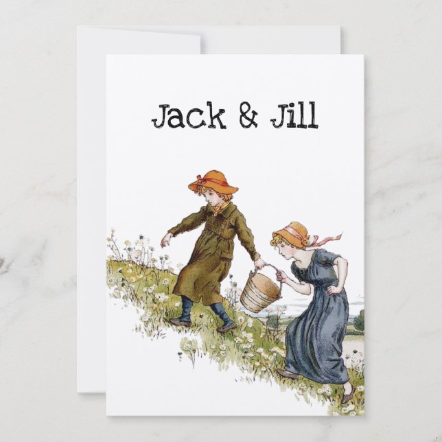Victorian Era Jack & Jill av Kate Greenaway (Framsida)