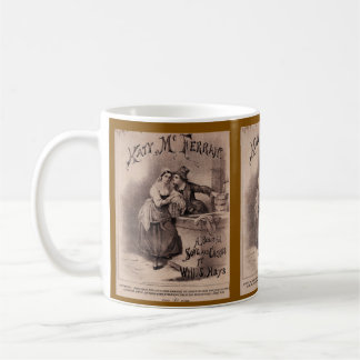 Victorian Era Music Themed Mug Kaffemugg