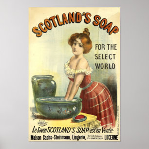 Victorian Era Soap Ad av Jean de Paleologue Poster