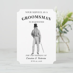 Victorian Era Vintage Bridesmaids Inbjudningar